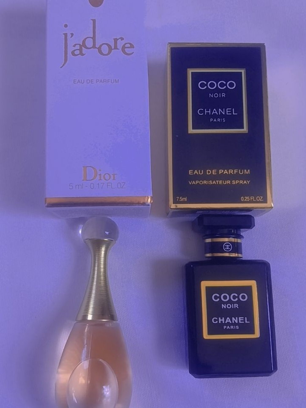 CHANEL Coco Noir Perfume Bottle and Box - Black & Gold Accents